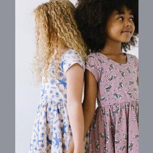 Alice & Ames girls 4T zebra novelty print casual skater dress